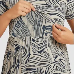 Putchi Print Maternity Empire Midi Dress image 2