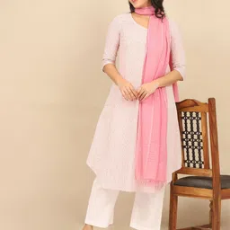 AURELIA Striped Pure Cotton Dupatta image 4