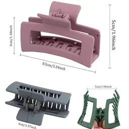 DOCTOR HEALTH SUPER SOFT Women Set Of 5 Claw Clip image 3