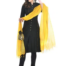 A R SILK DUPATTA HUB Woven Design Dupatta with Mirror Work-picture-24