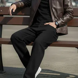 FALKRA Men Straight Fit Mid-Rise Stretchable Jeans image 2