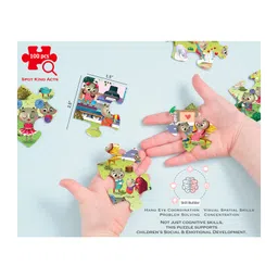 Chalk and Chuckles Chattychoo Cat Jigsaw Puzzle - 100 Pieces image 5