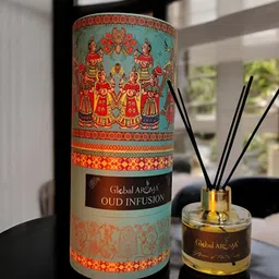 GLOBAL AROMA Blue & Red Oud Infusion Reed Aroma Oil Diffuser & Sticks 120ml-image-75