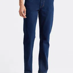 Andamen Men Original Regular Fit Mid-Rise Light Fade Embroidered Stretchable Jeans-image-59