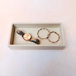 La Trove Cream-Coloured Reusable Jewellery Organiser image 2