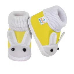 NESKA MODA Kids-Unisex Set of 1 Pair Cotton Booties image 4