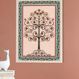 nestroots Pink & Black 1 Piece Canvas Religious Wall Paintings-picture-10
