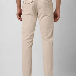 Van Heusen Sport Men Textured Slim Fit Pleated Trousers image 5