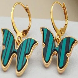 SAPRAA TRENDS Set of 6 Gold-Plated Butterfly Hoop Earrings image 2