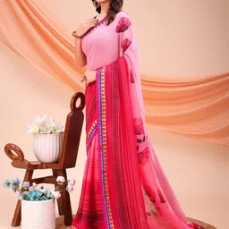 Panzora Woven Design Saree With Matching Blouse Piece image 5