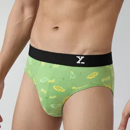 XYXX Men Printed Cotton Basic Brief XYBRF201 image 5