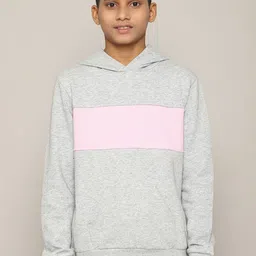 RUTE KIDS Boys Grey Solid Cotton Pullover Sweatshirts-picture-19