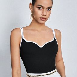 ZYNG Sweetheart Neck Tank Crop Top-picture-41