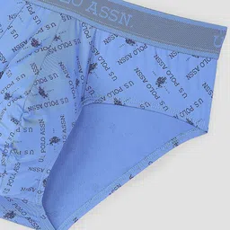 U.S. Polo Assn. Men Printed Stretchable Basic Briefs image 5