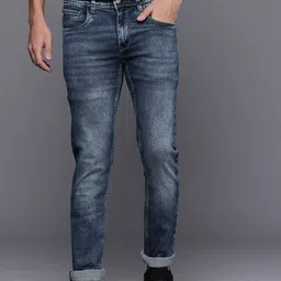 Allen Solly Men Skinny Fit Light Fade Stretchable Jeans-picture-19