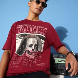 Stormborn Men Graphic Printed Drop-Shoulder Sleeves Oversized Pure Cotton T-shirt-picture-27