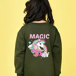 NUSYL Girls Magic Graphic Printed Oversized Sweatshirt-picture-14
