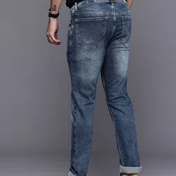 Allen Solly Men Skinny Fit Light Fade Stretchable Jeans image 5