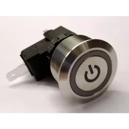 RS PRO Illuminated Push Button Switch Latching 25.2 mm SPST White LED 250/125 V AC, 1758870-picture-23
