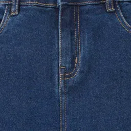 Edheads Kids Blue Cotton Wide Fit Jeans image 3