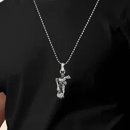 Utkarsh Silver-Plated Animal Shaped Pendants with Chains image 3