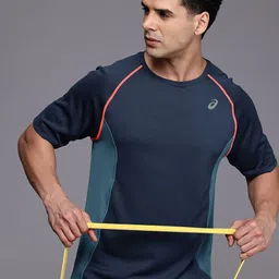 ASICS ACTIBREEZE Colourblocked Raglan Sleeves Training or Gym Sports T-shirt-image-68