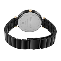 Fastrack Women Brass Dial & Stainless Steel Straps Analogue Watch 6305KM01 image 4