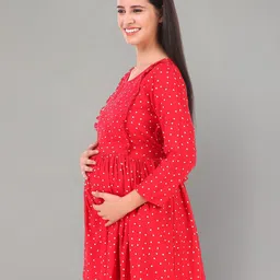 Zuvino Polka Dot Print Peplum Longline Top image 3