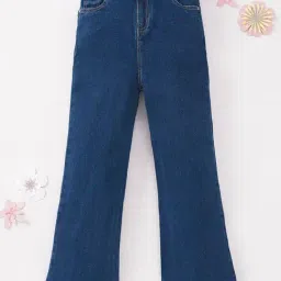 Edheads Kids Blue Cotton Wide Fit Jeans-picture-36