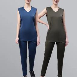 Vimal Jonney Blue & Olive T-Shirt With Track Pants - Pack of 2-picture-39