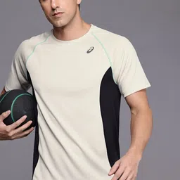 ASICS ACTIBREEZE Colourblocked Raglan Sleeves Training or Gym Sports T-shirt-picture-55