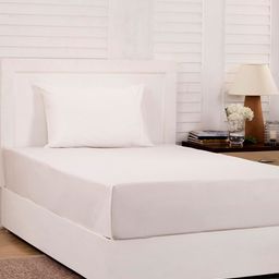 MASPAR White Solid 200 TC Cotton 1 Single Bedsheet with 1 Pillow Covers-picture-49