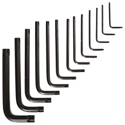 Bondhus ProGuard TORX L-Wrenches Short Arm Protanium Steel T7 to T55 Size, 31737 (Set of 13) image 2