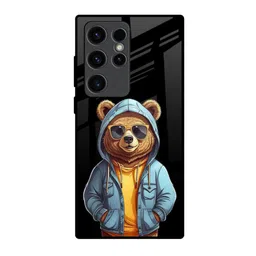 QRIOH Urban Bear Cartoon Characters Printed Samsung Galaxy S23 Ultra 5G Back Case-picture-14