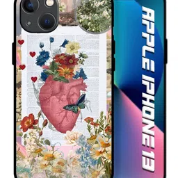 QRIOH Floral Printed iPhone 13 Pro Max Back Case Mobile Accessories image 4