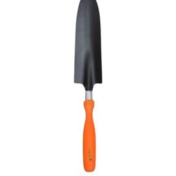 Go Hooked Black & Orange Metal Ergonomic Handle Trowel for Precision Planting-picture-2