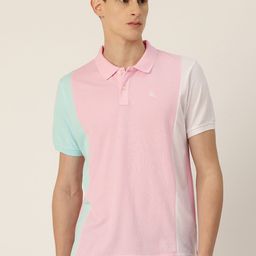 Parx Colourblocked Polo Collar T-shirt-picture-27