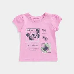 Mothercare Kids Pink Printed T-Shirt-picture-34