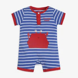 Ed-a-Mamma Baby Infant Boys Printed Cotton Rompers-picture-52