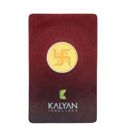 Kalyan Jewellers 24K (999) Purity Swastik Gold Coin 5 Gms-picture-36