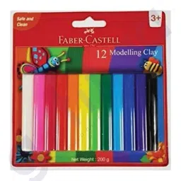 Faber-Castell Modelling Clay With Toys (Set of 12 )-(120894 ) image 2