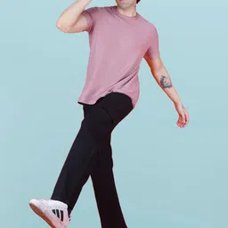 Metronaut Men Classic No Fade Baggy Jeans image 3