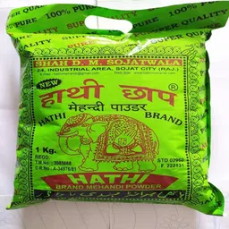 generic Hathi Brand Mehandi Powder, 100% Pure, 1kg image 1
