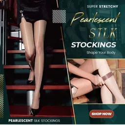 tusig Universal Stretch Anti-scratch Stockings 15D translucent invisible stockings | High Elasticity | 100% Spandex | Imported Net Material (Specially Use For Westerns Outfits) image 3
