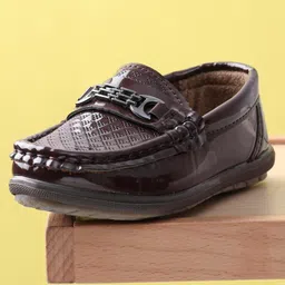 Cute Walk by Babyhug Slip On Formal Shoes - Coffee-picture-13