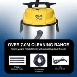 INALSA Micro WD12 Vacuum  Cleaner 1200 Watt image 5