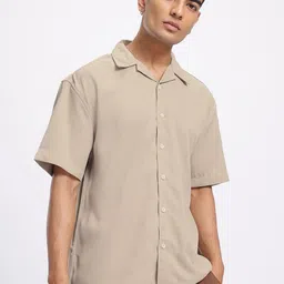 Kook N Keech Retro Cool Textured Relaxed Fit Shirt image 2