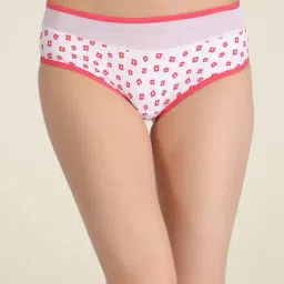 Clovia White Floral Print Hipster Panty-picture-19