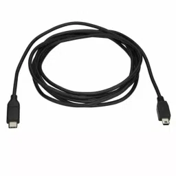 StarTech.com Male USB C to Male Mini USB B Cable 480 Mbps USB 2.0 2m, USB2CMB2M image 2