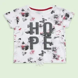 Pantaloons Junior Kids White Cotton Printed T-Shirt-picture-47